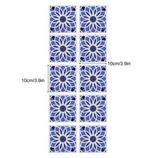 Flower Pattern Self Adhesive Tile Sticker Waterproof Non Slip Floor Stickers