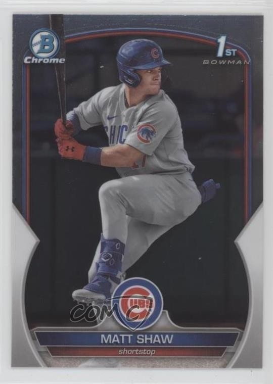 2023 Bowman Draft Chrome Matt Shaw #BDC-33 11ww