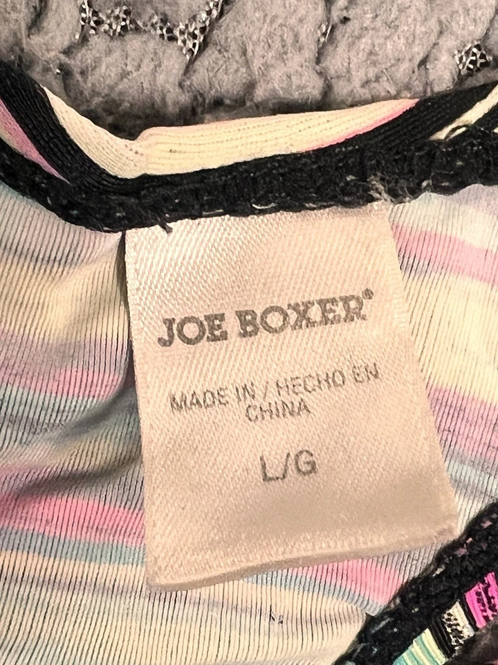 Joe Boxer Niñas Pequeñas Traje de Natación de Una Pieza Paradas Azul y Rosa Niñas Talla L Foto 4 de 4