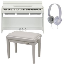 Yamaha YDP-S35WH Arius Pianoforte 88 T. Pesati +Proel PB90SBWWH +Yamaha HPH-50WH