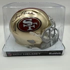 Jerry Rice Autographed/Signed San Francisco 49ers Mini Helmet Steiner COA