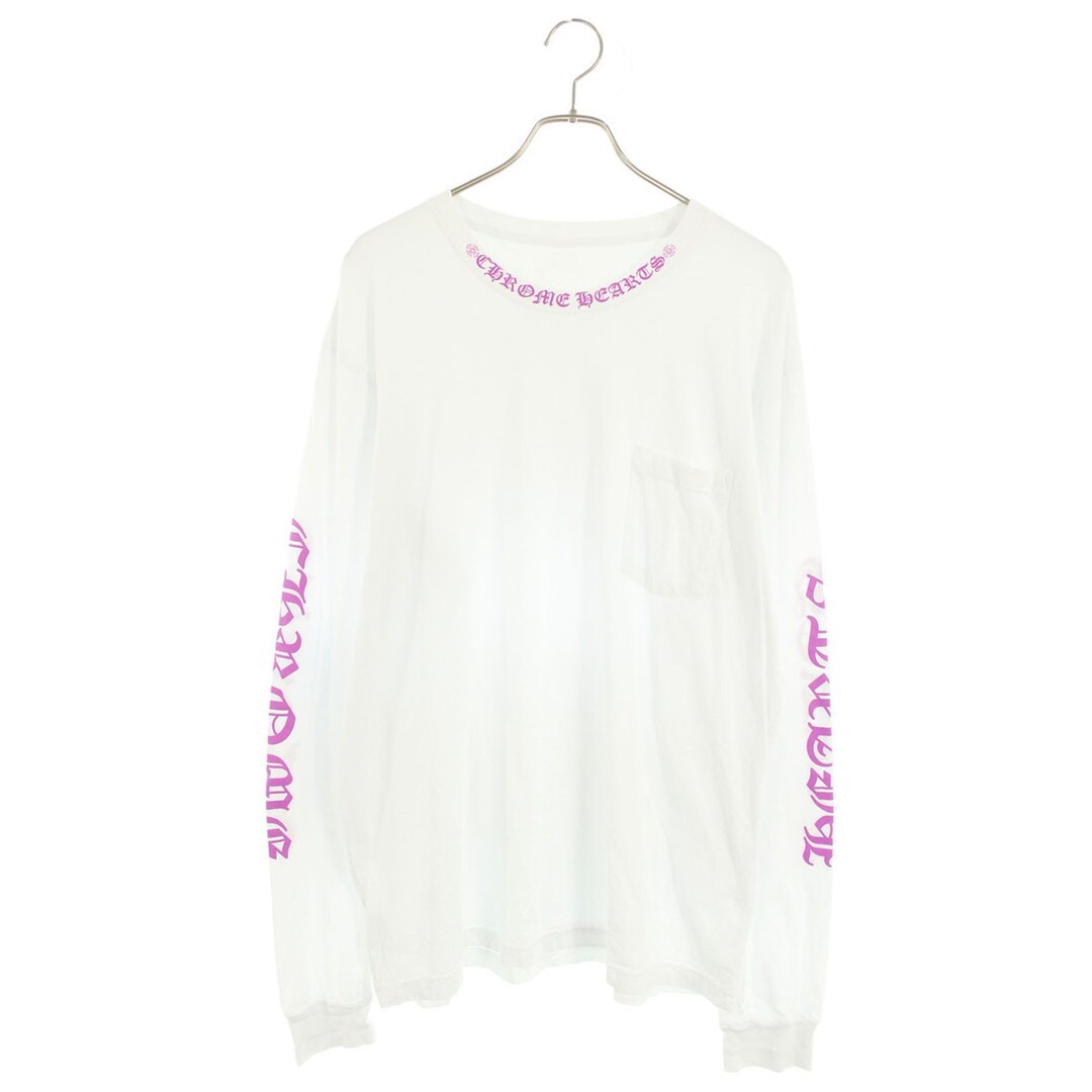 Chrome Hearts CH L S 1 neck logo print long sleeve cut and sew mens XXL Used e9d thumbnail 2