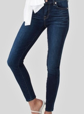 NWT 7FAMK The Skinny Super Skinny Dark Wash Jeans Size 27 Seven for all Mankind