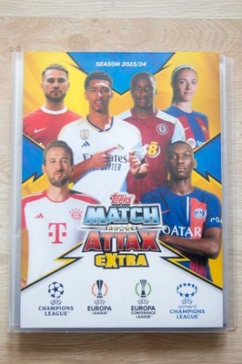 TOPPS MATCH ATTAX EXTRA UEFA CHAMPIONS LEAGUE 2023/2024 Sammelmappe mit 269Cards