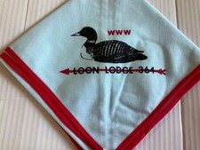 Loon Lodge 364 Older n4 Light Blue OA Neckerchief