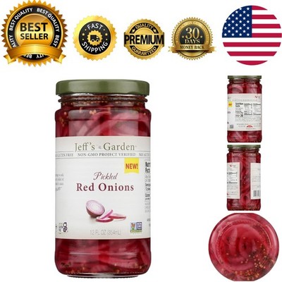 Handcrafted Pickled Red Onions, 12oz - Tangy Delight for Your Meals