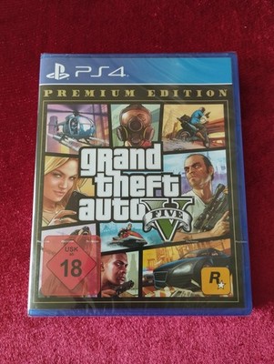 GTA Grand Theft Auto V Premium Edition PlayStation 4 PS4 Deutsch Neu Sealed
