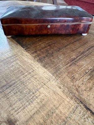 Antique Faux Tortoiseshell Box