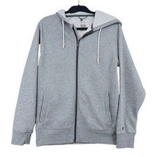 All in Motion Full Zip Hoodie Women Medium Cotton Polyester Gray