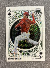 Shohei Ohtani 2022 Panini Mosaic Green Mosaic Aces MVP LA Angels Dodgers