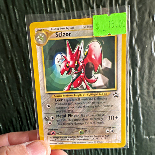 Wizards of the Coast Scizor 33/53 Wotc Promo Regular Promo English 2001 70 HP