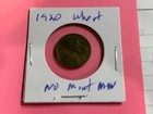 1920 Wheat Penny- No M int Mark — photo 1