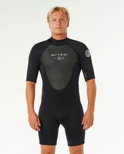 Rip Curl Omega 2/2 Spring Shorty Wetsuit - Men's - X-Large / Black