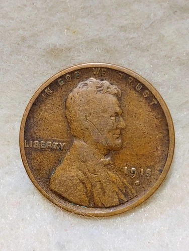 1915 S ~ LINCOLN WHEAT CENT ~ CH VG