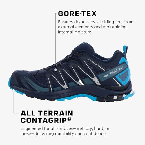(TG. 47 1 3 EU) Salomon XA Pro 3D Gore Tex Scarpe Impermeabili da Trail Running