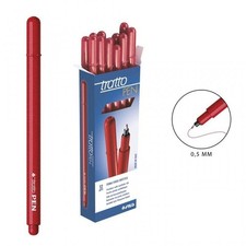 Tratto Pen marcatore Conf. da 12 pz. punta fine tratto 0,5 mm rosso (cod 02)