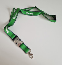 VIKING Lanyard Schl&uuml;sselband gr&uuml;n mit Karabinerhaken