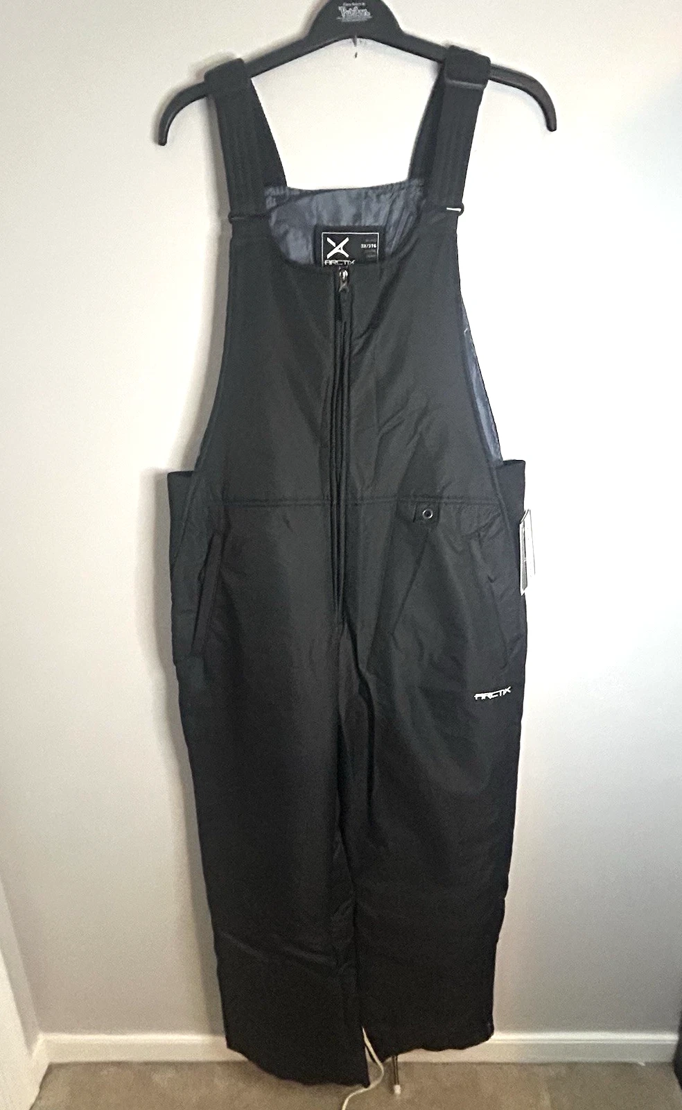 NWT ARCTIX Women Winter Essential Insulated Bib Overall Black Size 3X