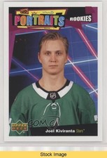 2020-21 Upper Deck UD Portraits Rookies Joel Kiviranta #P-72 READ 0s9c