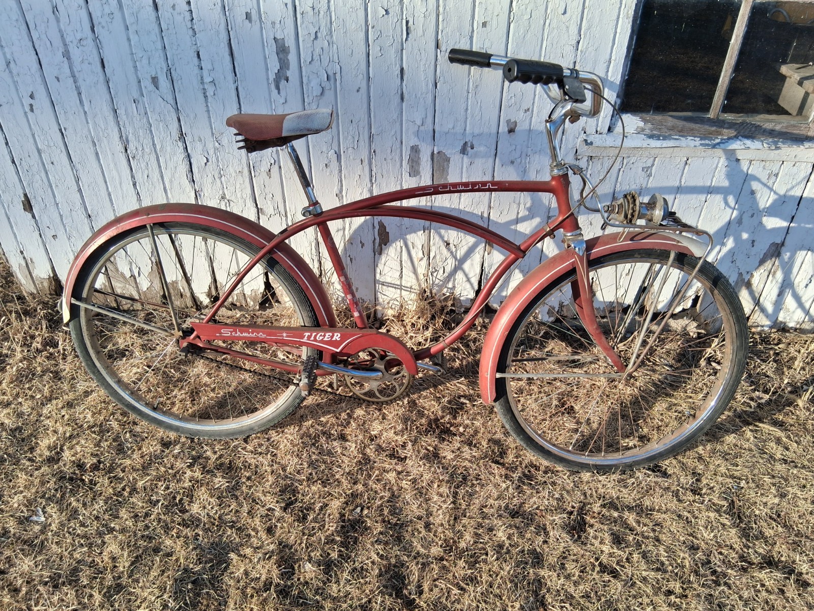 (Used) 1960 Schwinn Tiger Middleweight 2 Speed Mens Bicycle 26 Inch (175.00 USD)