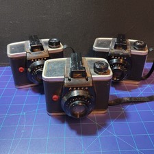 3 Vintage Ansco ReadyFlash 620 Film Camera 1950s No Film Working Shutter