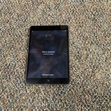Apple iPad mini 2 A1489 16 GB, Wi-Fi, 7.9 in - Space Gray/Black locKed