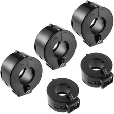 15mm Black Clip-on Ferrite Ring Core RFI EMI Noise Suppressor Cable Clip...