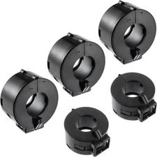 15mm Black Clip-on Ferrite Ring Core RFI EMI Noise Suppressor Cable Clip... 