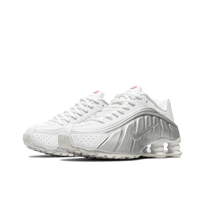 Nike Women's Shox R4 AR3565-101 24㎝ Nike Shox R4 White Metallic Silver (Women's) AR3565-101 New | eBay