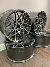 BMW M2 M3 M4 F80 F82 F87 x4 19" 666M Style Alloy Wheels 5x120 8.5/9.5J Gunmetal
