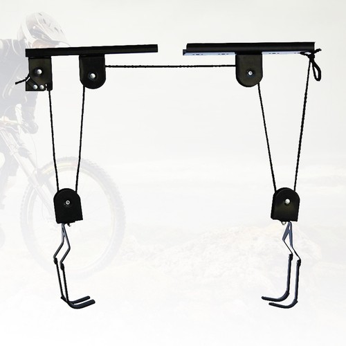 Mountainbike Aufbewahrung Haken Ständer Schwerlast Fahrradbügel 25KG (schwarz) - Bild 2 von 9