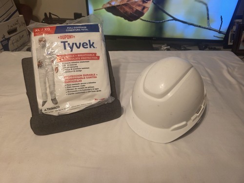 CAPPELLO RIGIDO 3 M Z94 1-15 TIPO 1 CLASSE G ED E USATO & TYVEK COPERTURA VESTITI SPEDIZIONE GRATUITA - Foto 5 di 24