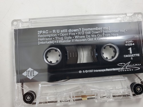 2Pac TUPAC SHAKUR R U Still Down Cassette Tape 1 & 2 Me Against The World - Picture 4 of 9