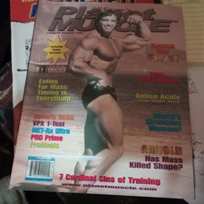 Planet Muscle Bodybuilding Fitness Magazine / Arnold Schwarzenegger / Vol 5.  #1