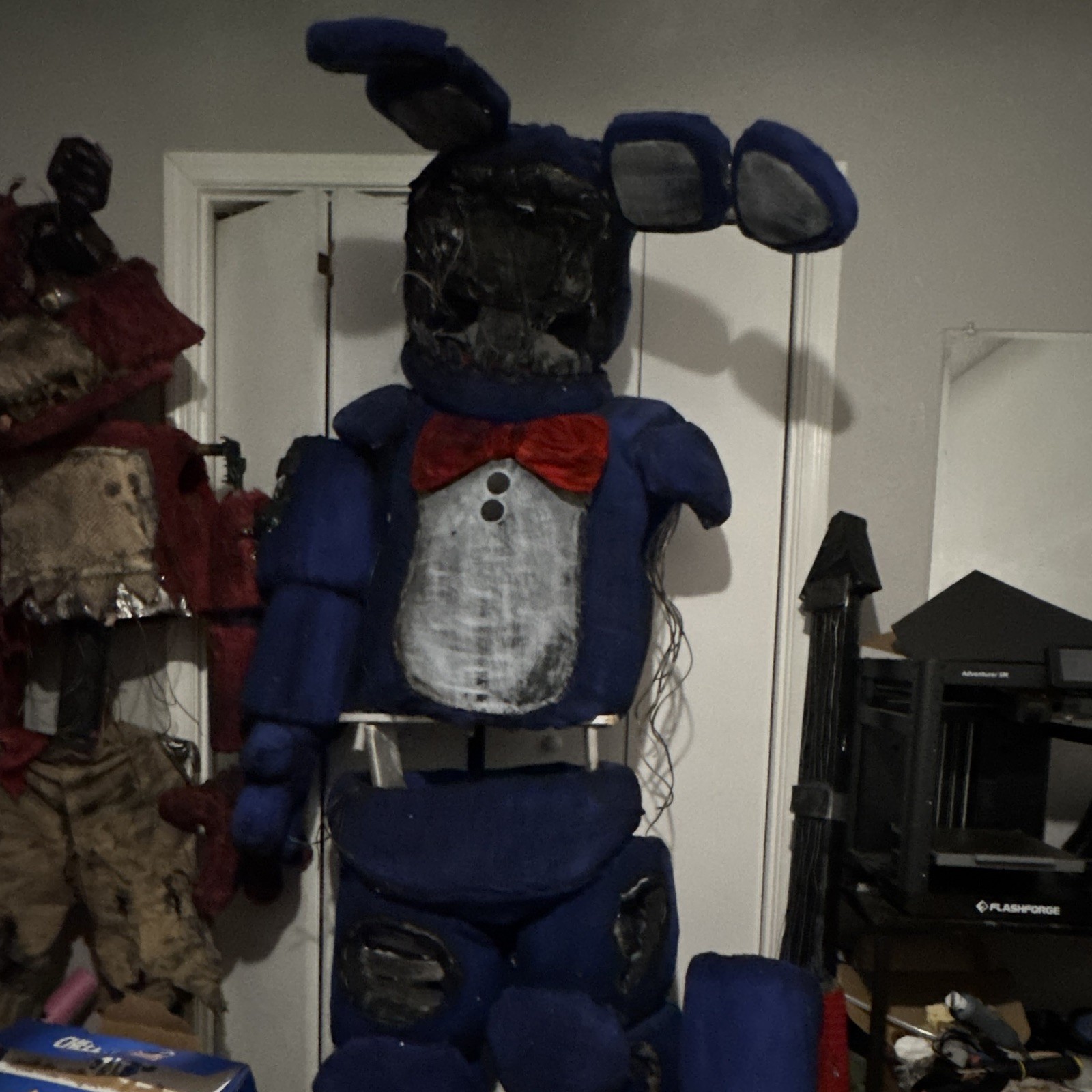 Withered Bonnie life size animatronic costume with stand PICK UP AND CASH ONLY
