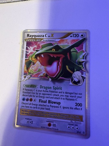 Pokemon Rayquaza C LV. X DP47 Holo Black Star Promo - MP