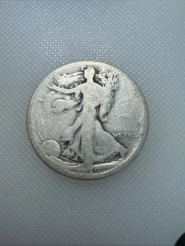 Photo of a 1919-D Walking Liberty Half Dollar from an eBay listing that sold on Jul 23, 2026