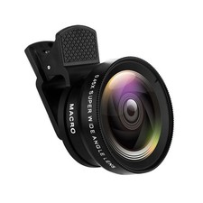 2In1 Phone Camera Lens Kit 0.45x Wide Angle 10x Macro Lens For All Smartphones