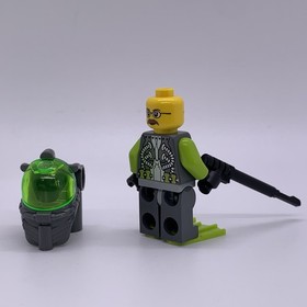LEGO Atlantis Minifigure Jeff Fisher Green diver  atl009 8075 8077 L