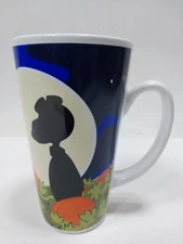 Peanuts Halloween Mug Great Pumpkin Charlie Brown Linus/Sally Snoopy VINTAGE