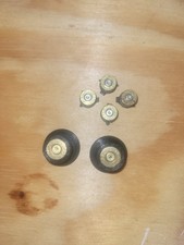 Custom shell casing buttons for game controllers
