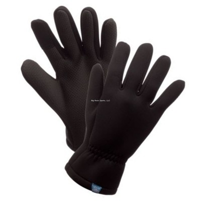 Glacier 015BK-M Kenai Original Full Finger 2MM Neoprene Gloves, Fleece