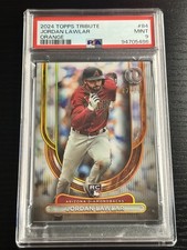 2024 Topps Tribute Jordan Lawlar #84 Orange /25 PSA 9 Mint Rookie Diamondbacks