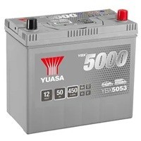 YBX5053 12V 50Ah Yuasa Silver High Performance Car 4yr Warranty battery