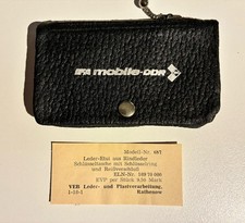 DDR IFA mobile Schl&uuml;sselt&auml;schchen Leder Trabant Wartburg Original EVP NOS