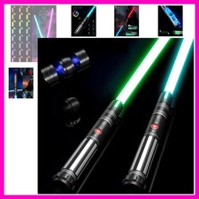 Dueling Light Saber FX Lightsaber 2 Pack Rechargeable 24 Colors 6 Modes Sound...