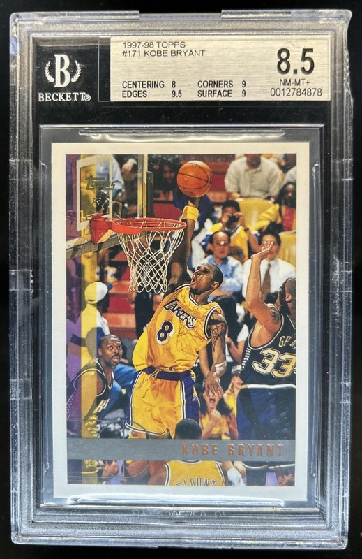 1997-98 Topps Kobe Bryant #171 Lakers BGS 8.5