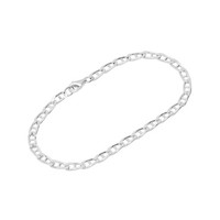 Armband 925 Sterling Silber 19Cm Steg Panzerkette Diamantiert Herren Armkette