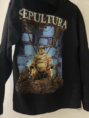 Independent Trading Co Sepultura Band Black Fleece Pullover Hoodie Men's M