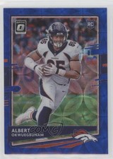 2020 Panini Donruss Optic Rookies Blue Scope Prizm Albert Okwuegbunam #124 rf2